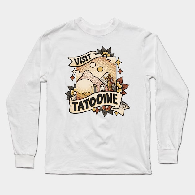 Visit Tatooine Tattoo by Tobe Fonseca Long Sleeve T-Shirt by Tobe_Fonseca